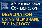 3rd International Conference on Desalination using Membrane Technology